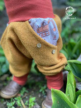 Lade das Bild in den Galerie-Viewer, WOLLWALK-HOSE SENFGELB BAUSTELLE BAGGER