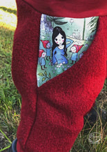 Lade das Bild in den Galerie-Viewer, WOLLWALK-HOSE ROT SCHNEEWITTCHEN