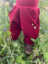 Lade das Bild in den Galerie-Viewer, WOLLWALK-HOSE ROT UNI