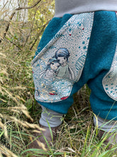 Lade das Bild in den Galerie-Viewer, WOLLWALK-HOSE PETROL ELFEN