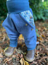 Lade das Bild in den Galerie-Viewer, WOLLWALK-HOSE JEANSBLAU MÄUSE