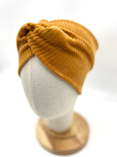 Lade das Bild in den Galerie-Viewer, Bio Cord Rock Damen Senfgelb/Grau Taschen mit oder ohne Haarband
