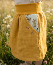 Lade das Bild in den Galerie-Viewer, Musselin Rock Senfgelb Feen Sommer mit oder ohne Haarband
