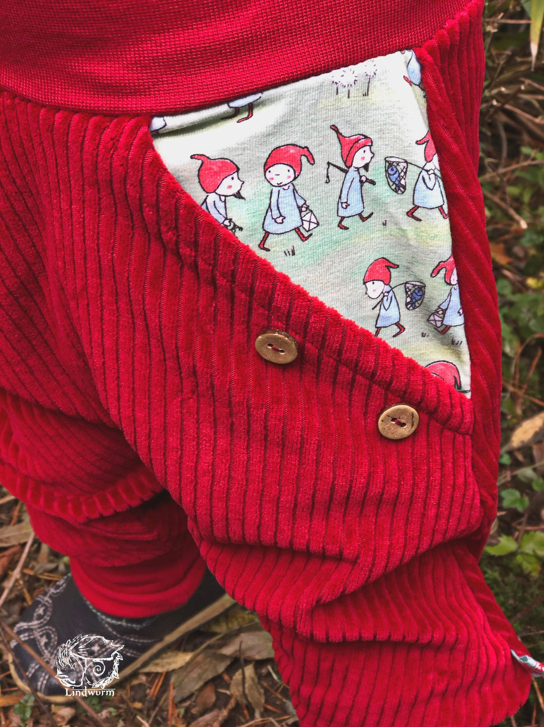 CORDNICKY-HOSE ROT ZWERGE