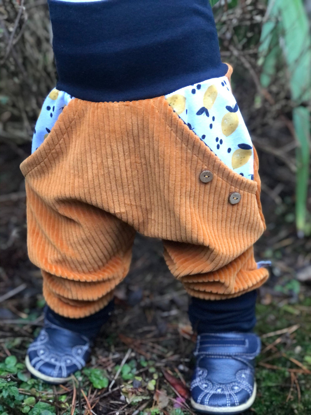 CORDNICKY-HOSE SENFGELB ZITRONE