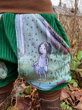 Lade das Bild in den Galerie-Viewer, CORDNICKY-HOSE FLASCHENGRÜN STERNTALER
