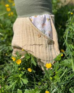 MUSSELIN-HOSE SAND FELDMAUS
